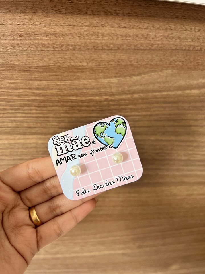 Tag Personalizado com Brinco de Pérola