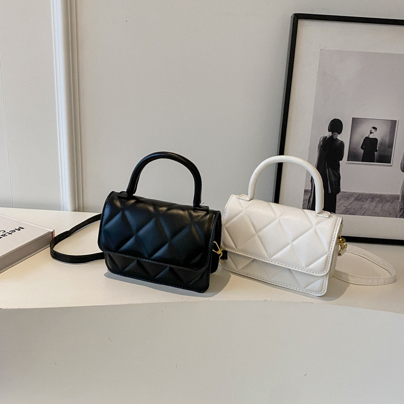 Bolsa quadrada pequeno bolsa de ombro todo em correspondência bolsa de corpo cruzado