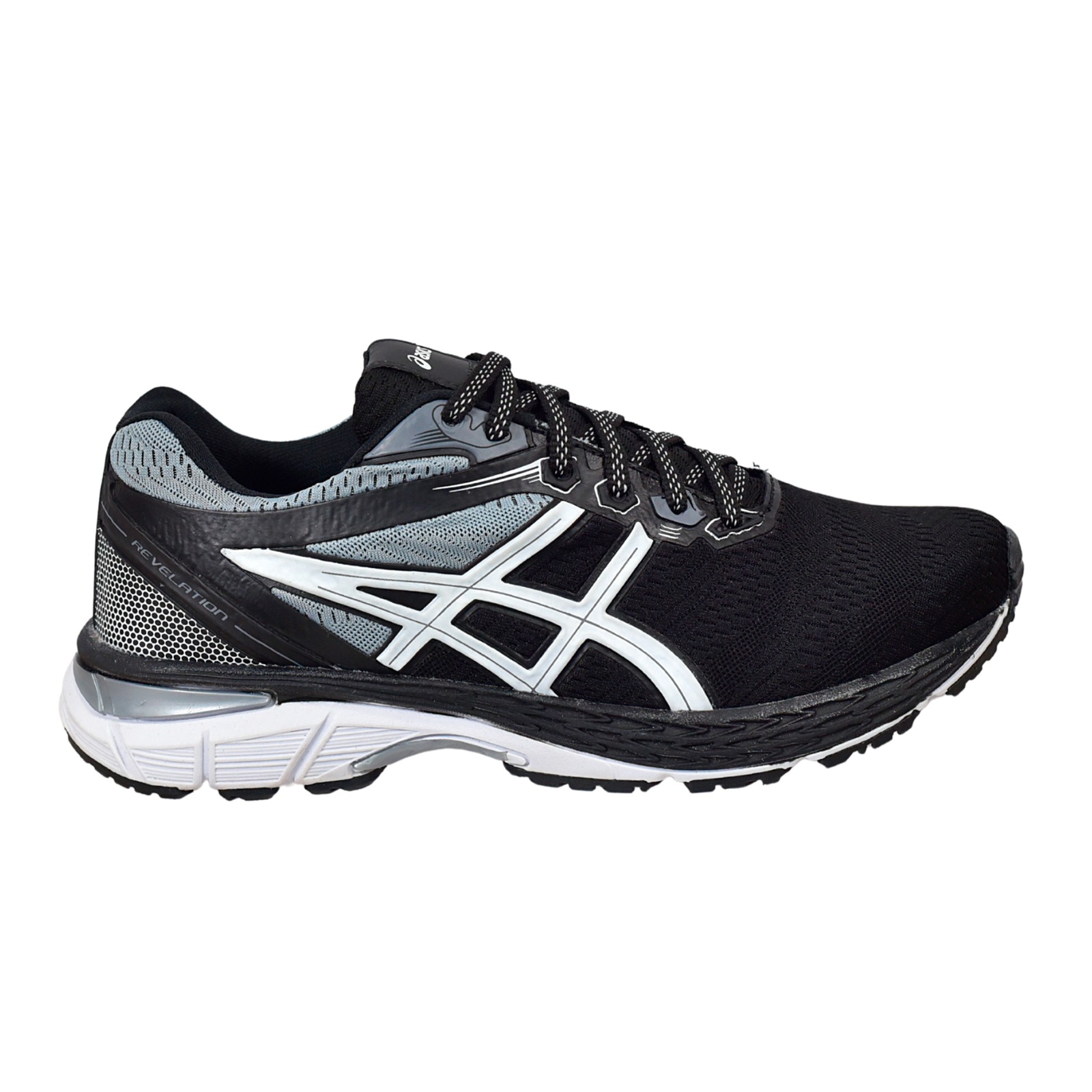Tênis Casual Esportivo Asics Revelation - Preto e Branco