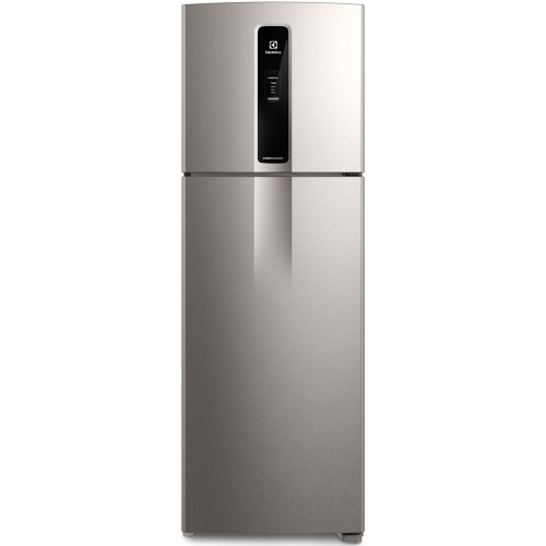Geladeira Refrigerador Electrolux 390L Frost Free Duplex Inverter IF43S - Inox - 110 Volts