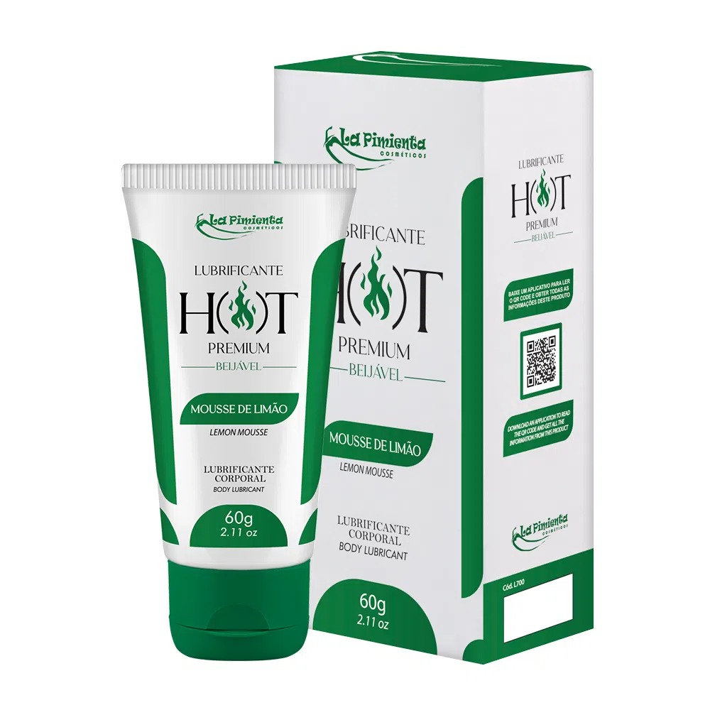 Hot Premium Lubrificante que esquenta Corporal Beijável 60g La Pimienta