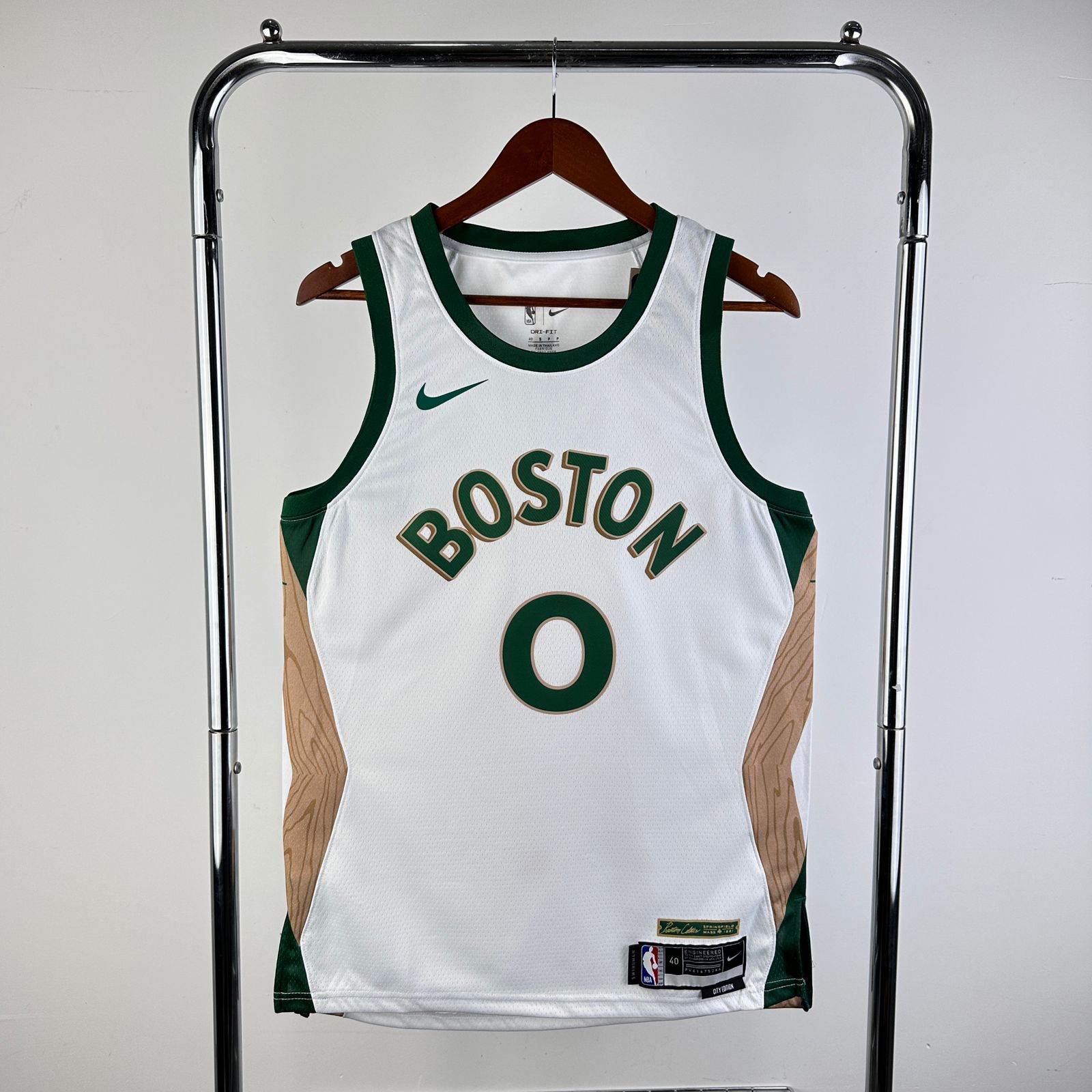 Regata Nike Boston Celtics Jayson Tatum 23 Swingman City Edition ( Branca Verde )