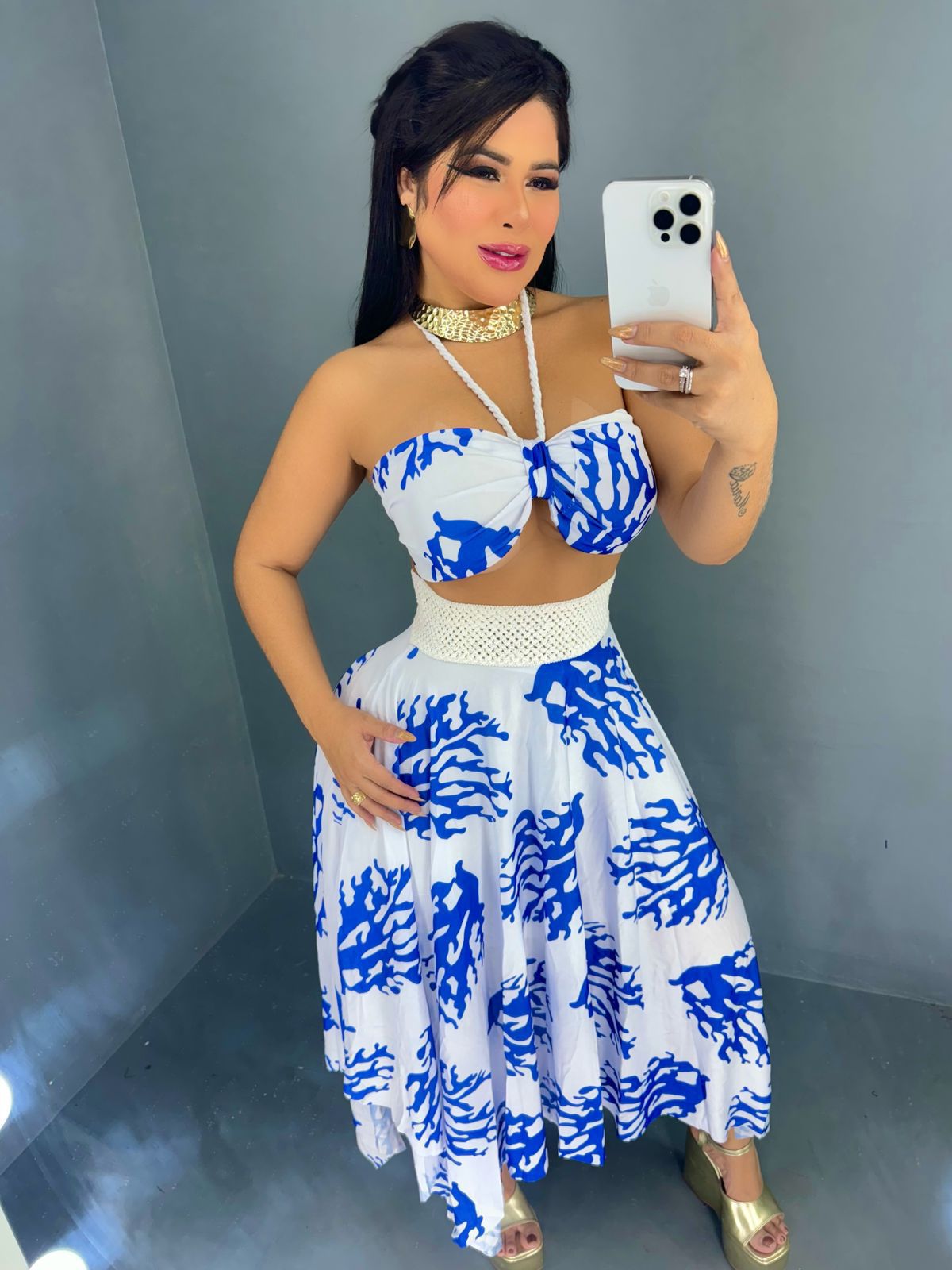 Conjunto em Malha - Tamanho Único, Leve e Confortável