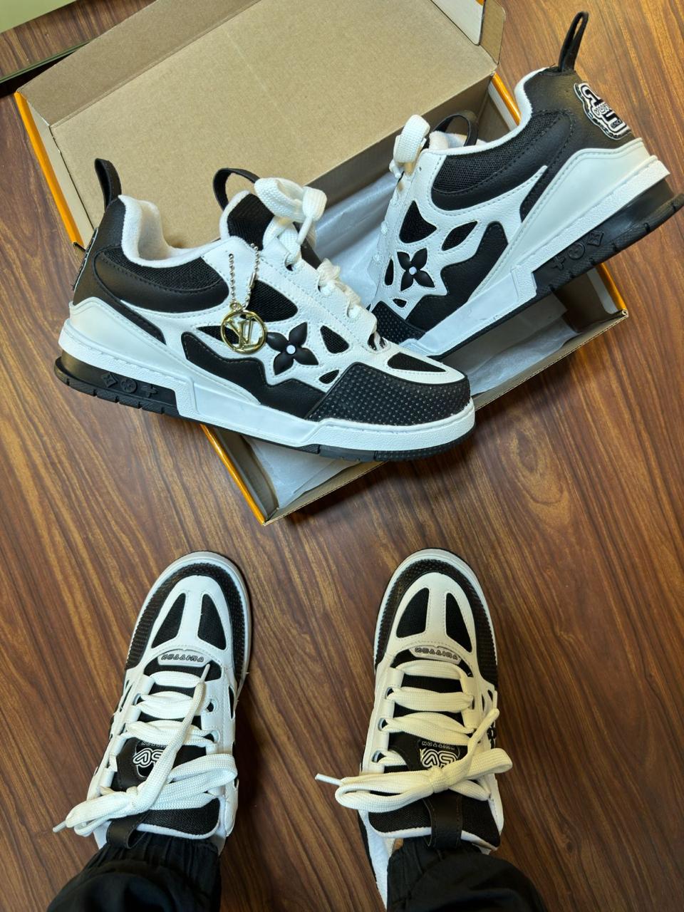 Louis Vuitton LV Skate Black White