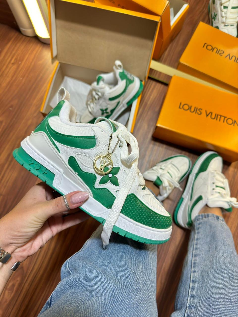 Louis Vuitton LV Skate Green White