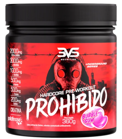 Pré-Treino Prohibido 360g - 3VS - Pote