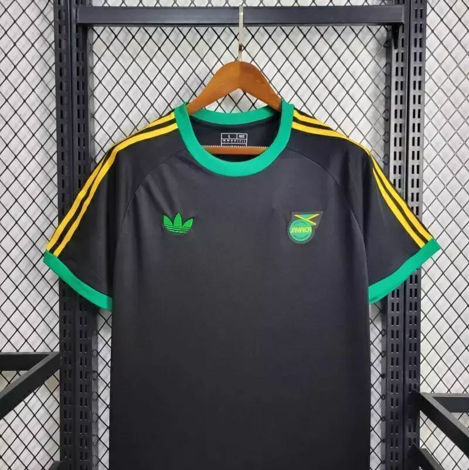 Camisa Jamaica Black 24/25 Torcedor Adidas Masculino - Preto