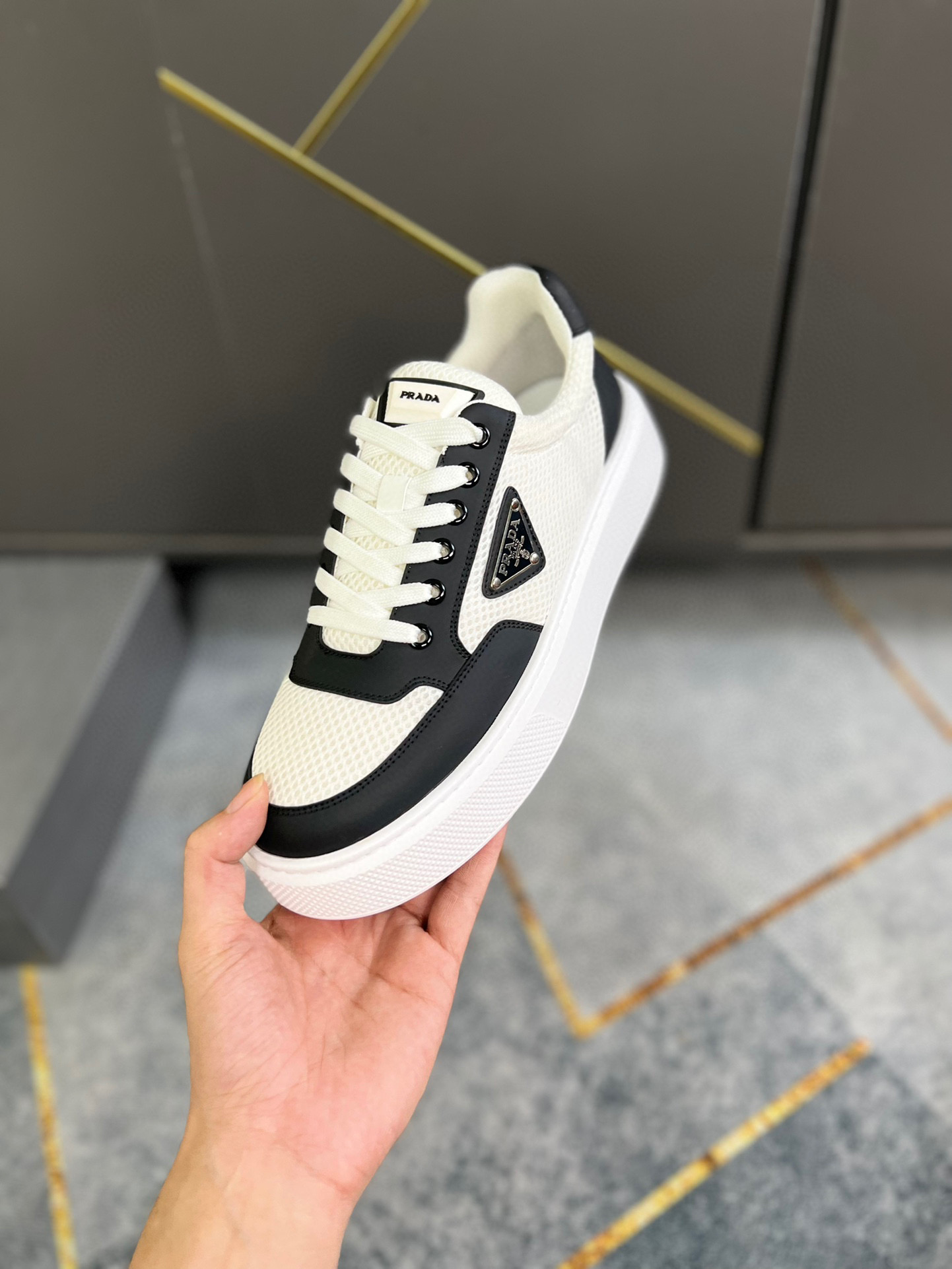 Sneaker Prada Black/White