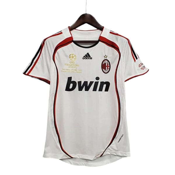 Camisa Retrô Milan II Away 2006/07 Masculino Branco