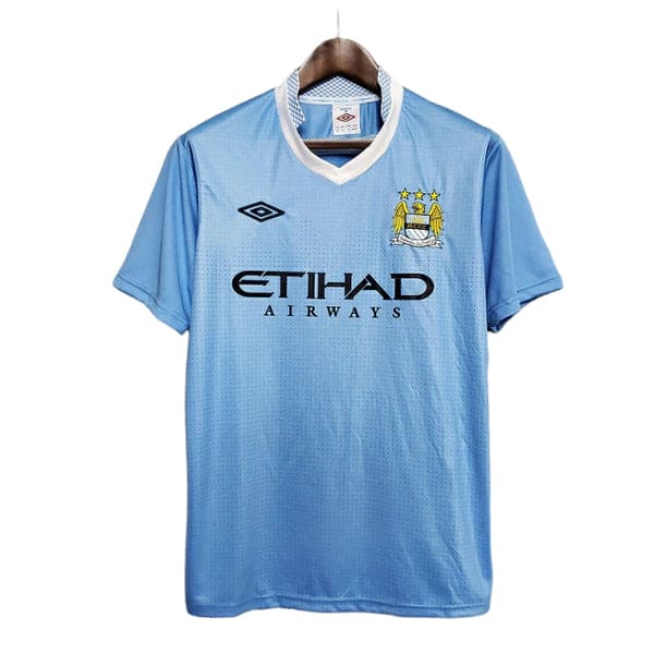 Camisa Manchester City Retrô 2011/2012 Azul