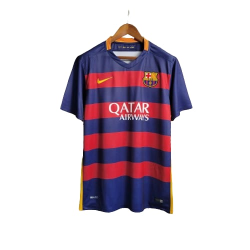 CAMISA BARCELONA l HOME NIKE 2015/2016 MASCULINO AZUL E GRENÁ 15/16