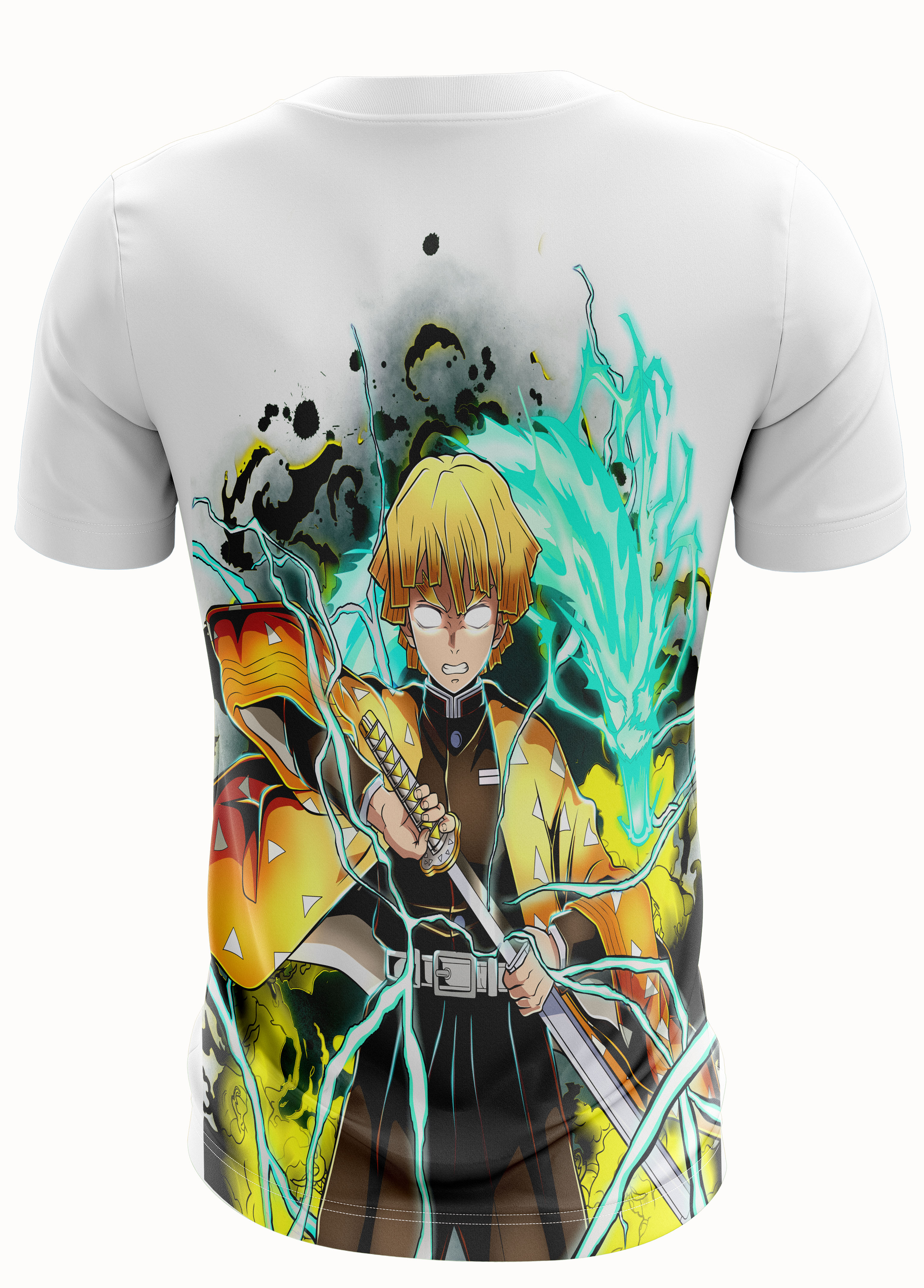 Camiseta Camisa Zenitsu Demon Slayer: Kimetsu no Yaiba