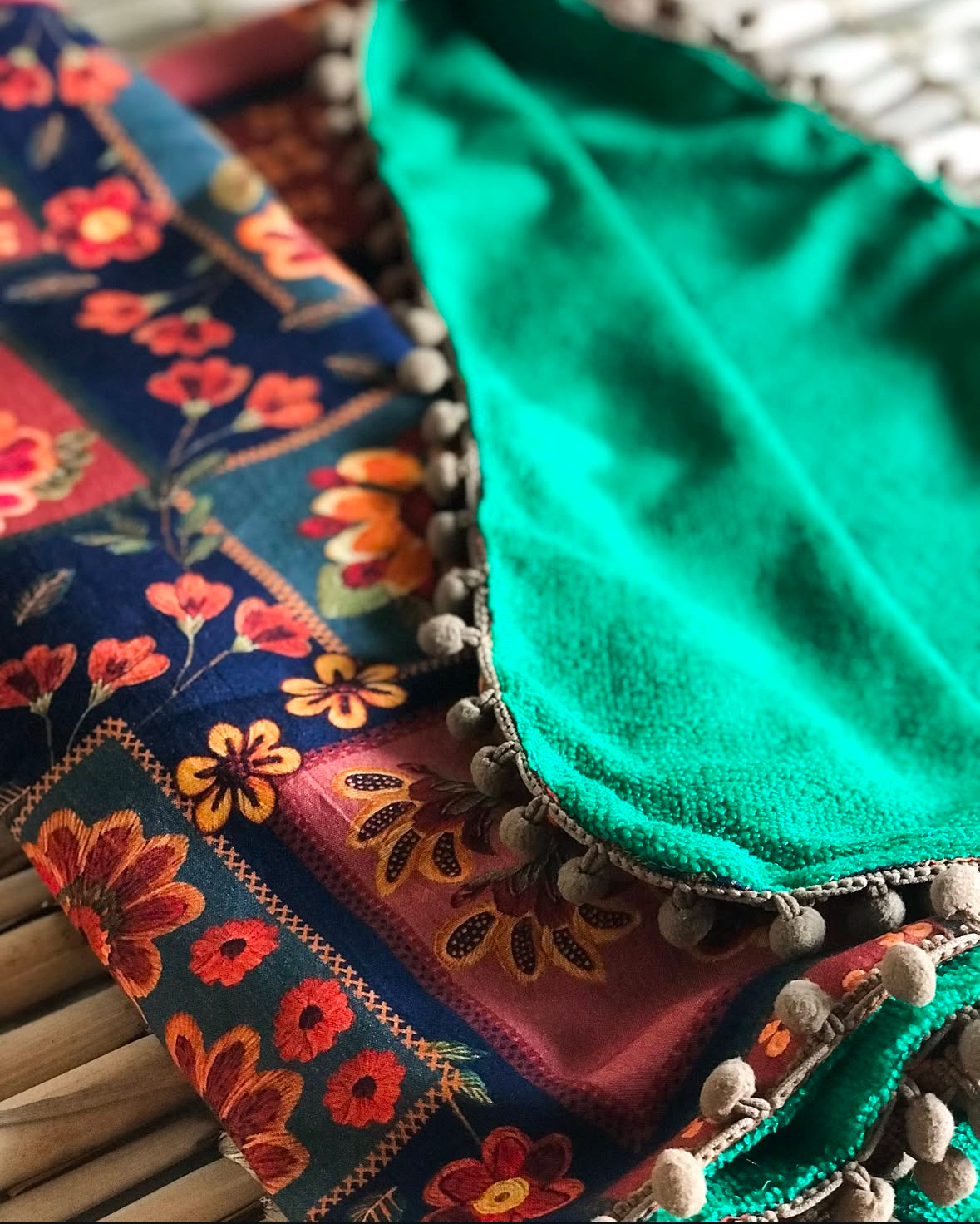 Canga Atoalhada FLORES BOHO