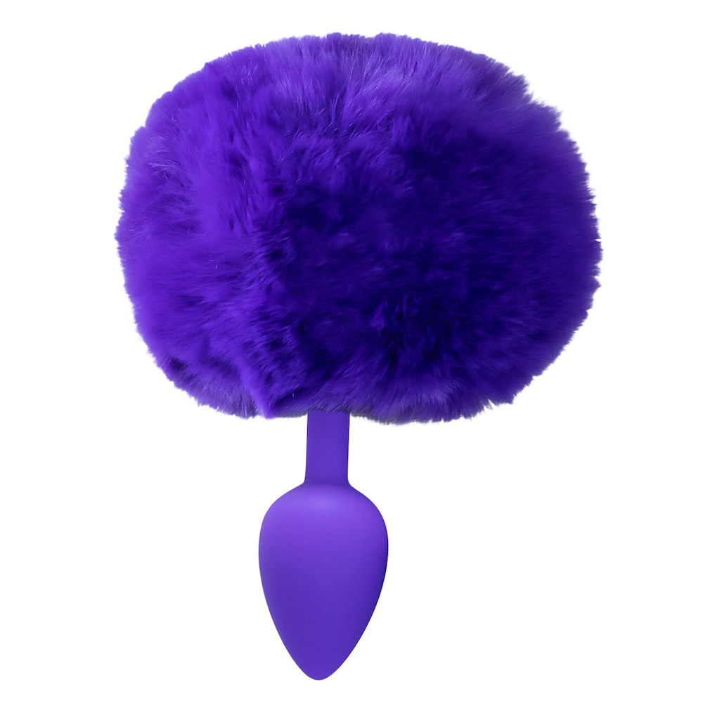 Plug Anal Cônico com Rabo Coelho - Tamanho P - VIPMIX