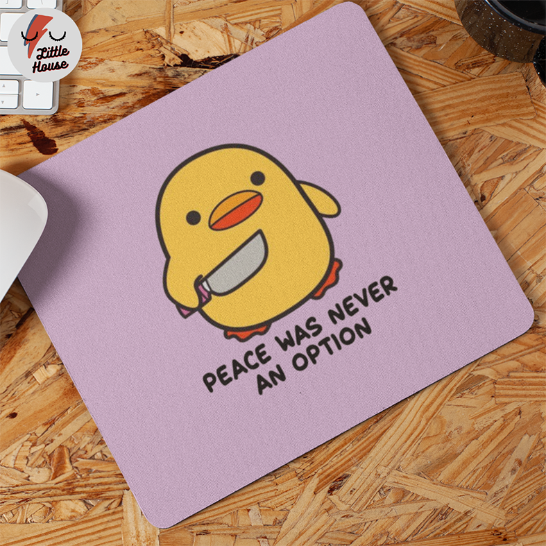 Mouse Pad Pato Patinho Bravo Personalizado