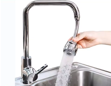 Bico Arejador Extensor Articulado Para Torneiras 360 Inox