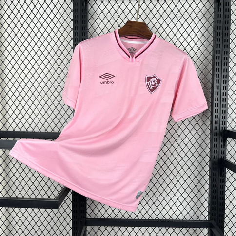 Camisa Fluminense Rosa 24/25 Torcedor Masculina