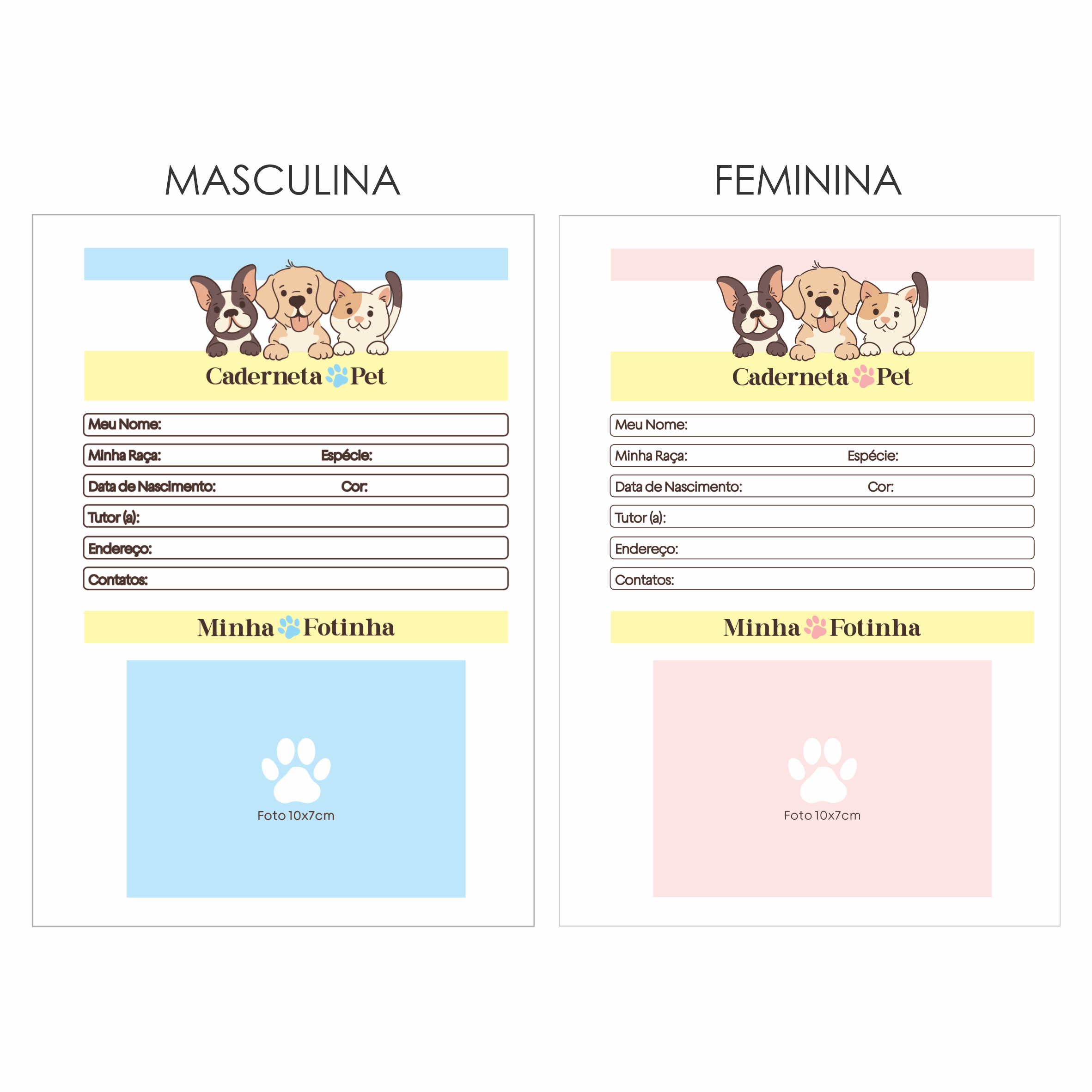 Caderneta Pet 1