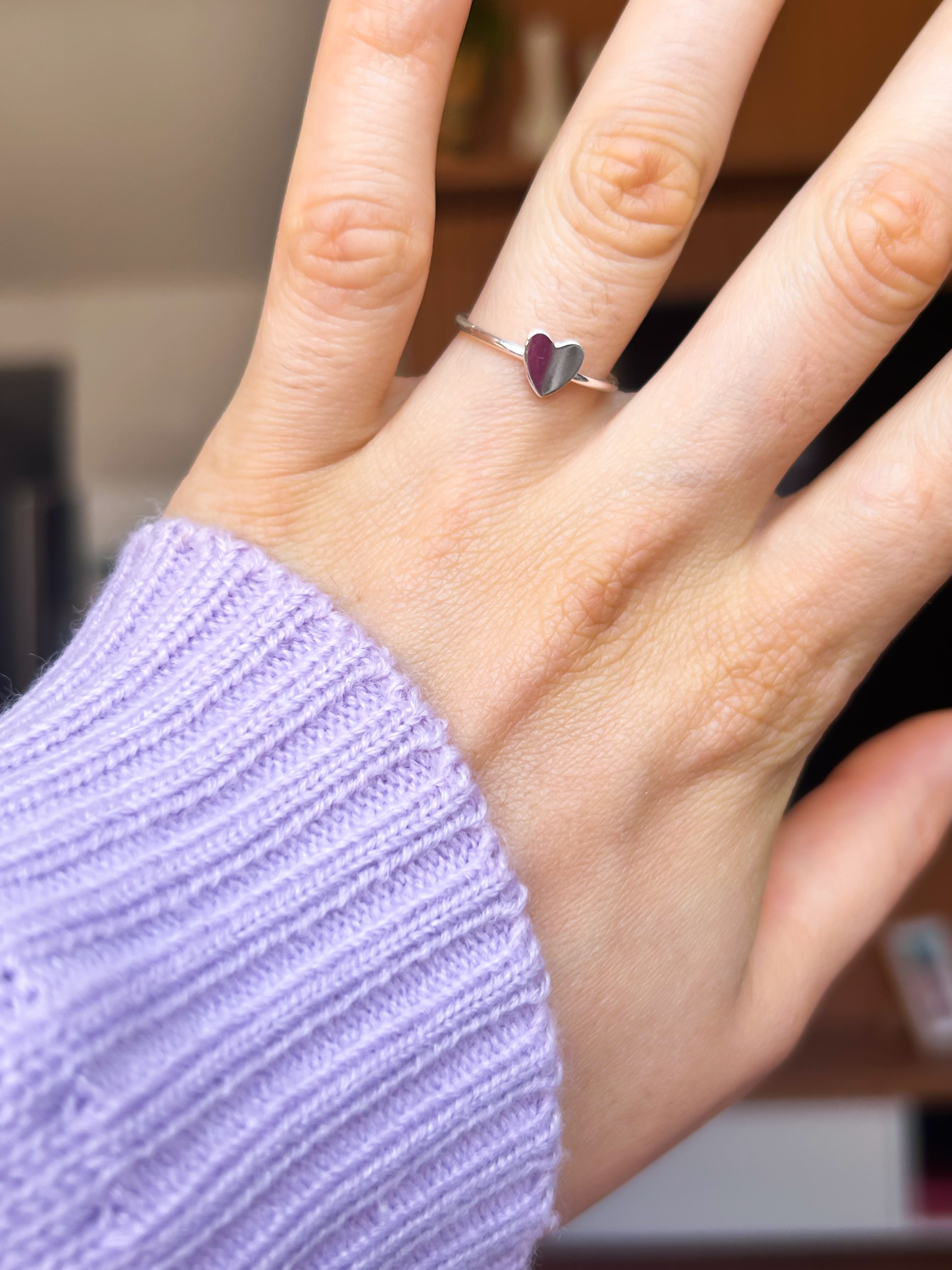 Anel Regulável Coração