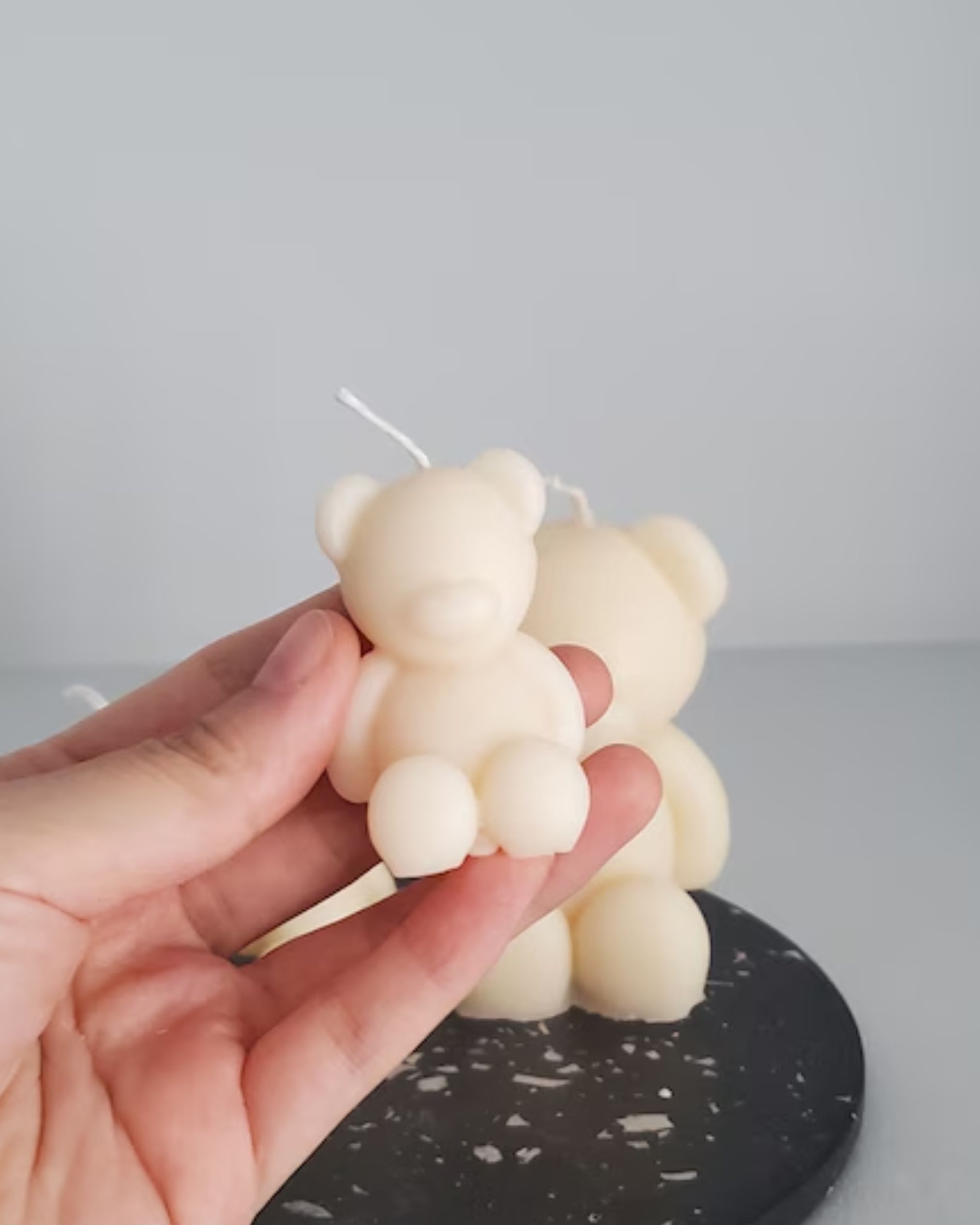 Vela Mini Ursinho- Lembrancinha Maternidade, Chá de fraldas, Aniversário, Chá Revelação