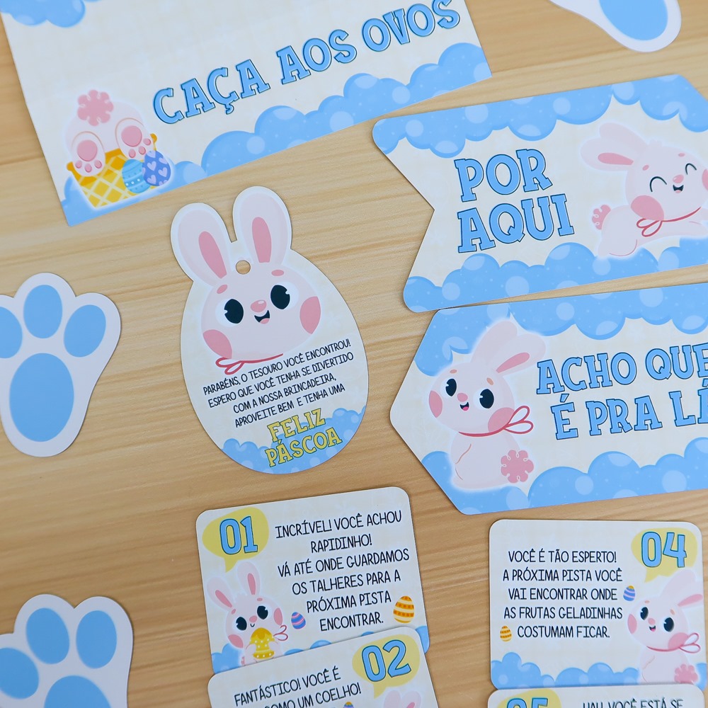 kit Caça aos Ovos Coelhinho