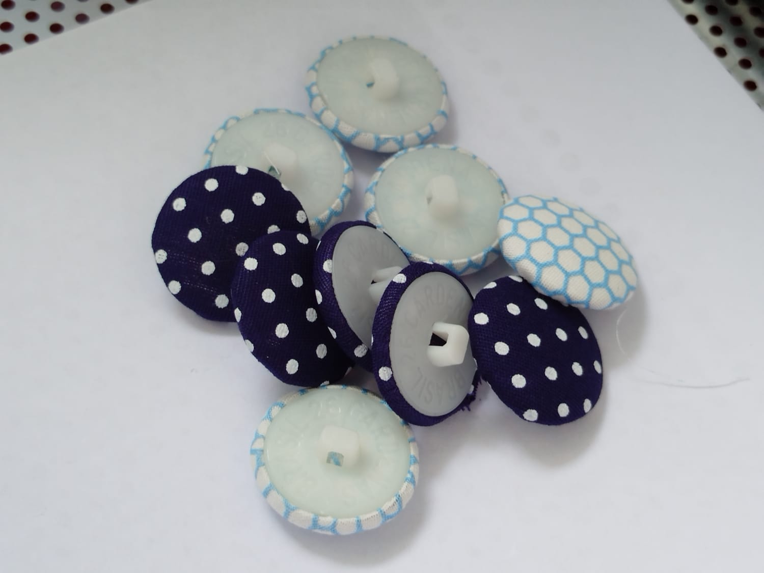 Botão bombé N° 10 - forrado