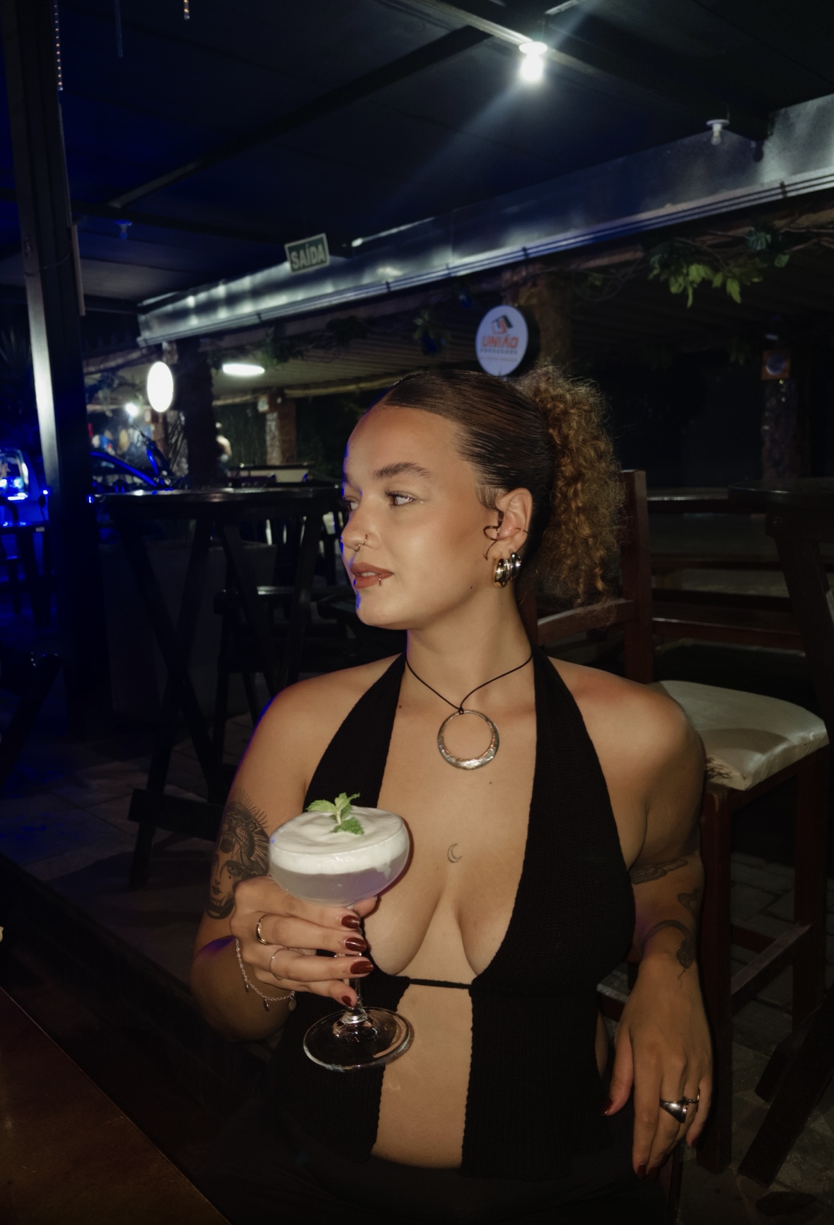 Cropped Cortininha Regulável - Bata Maldivas