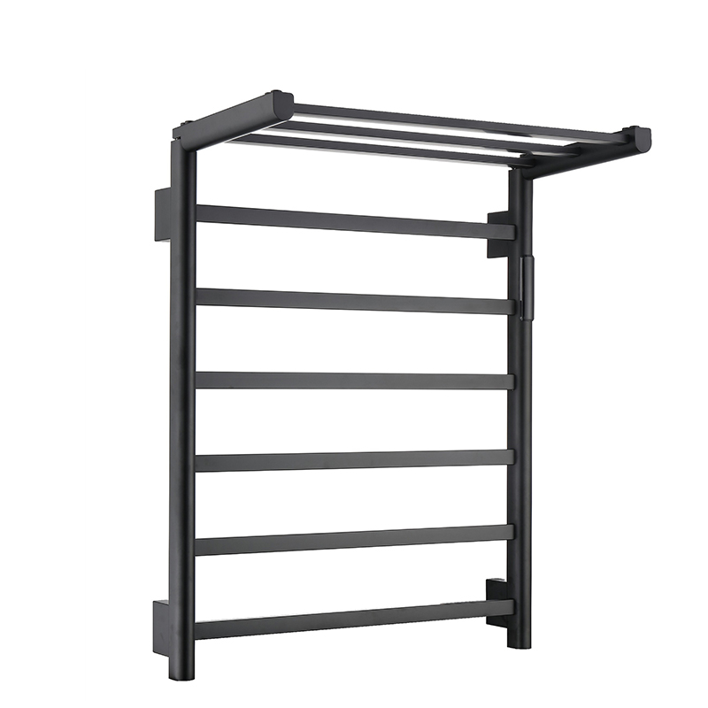 Toalheiro Térmico para Banheiro com Wi-fi em Preto Fosco