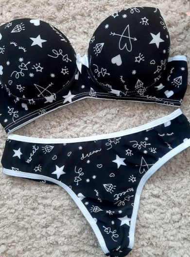 Conjunto Lingerie Preto