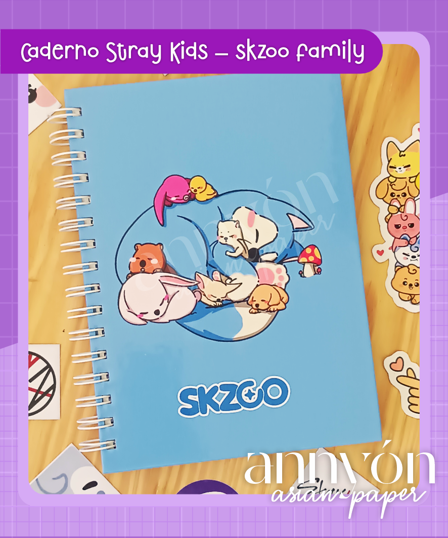Caderno Skzoo Family 1 - Stray Kids