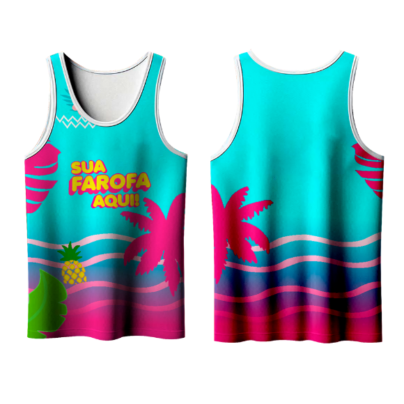 kit 15 Abadás regata personalizados