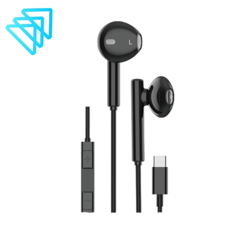 Fone de Ouvido H'maston Modelo EJ-105 Estéreo com Microfone Entrada Tipo C