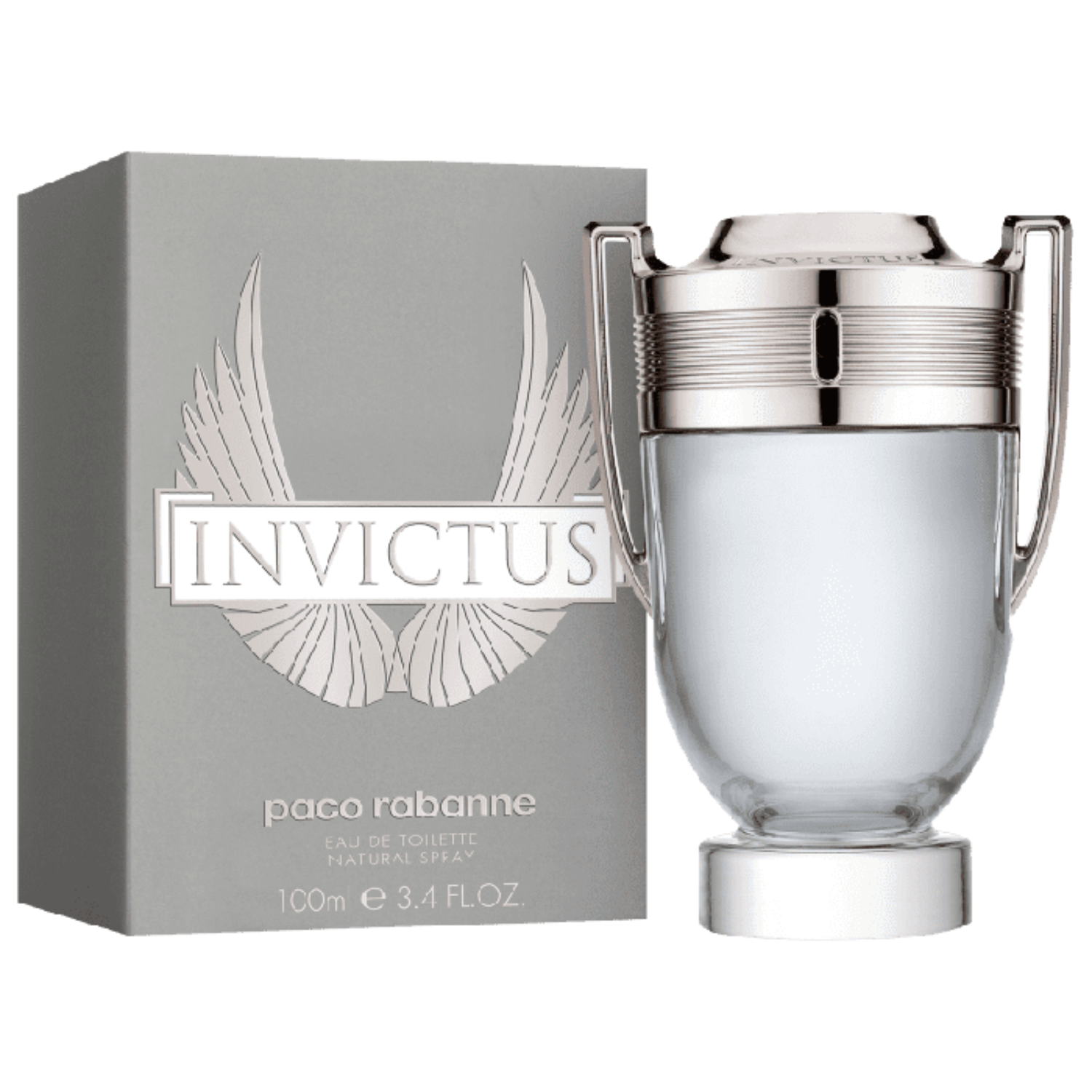 PERFUME MASCULINO INVICTUS PACO RABANNE  eau de toilette 100ml