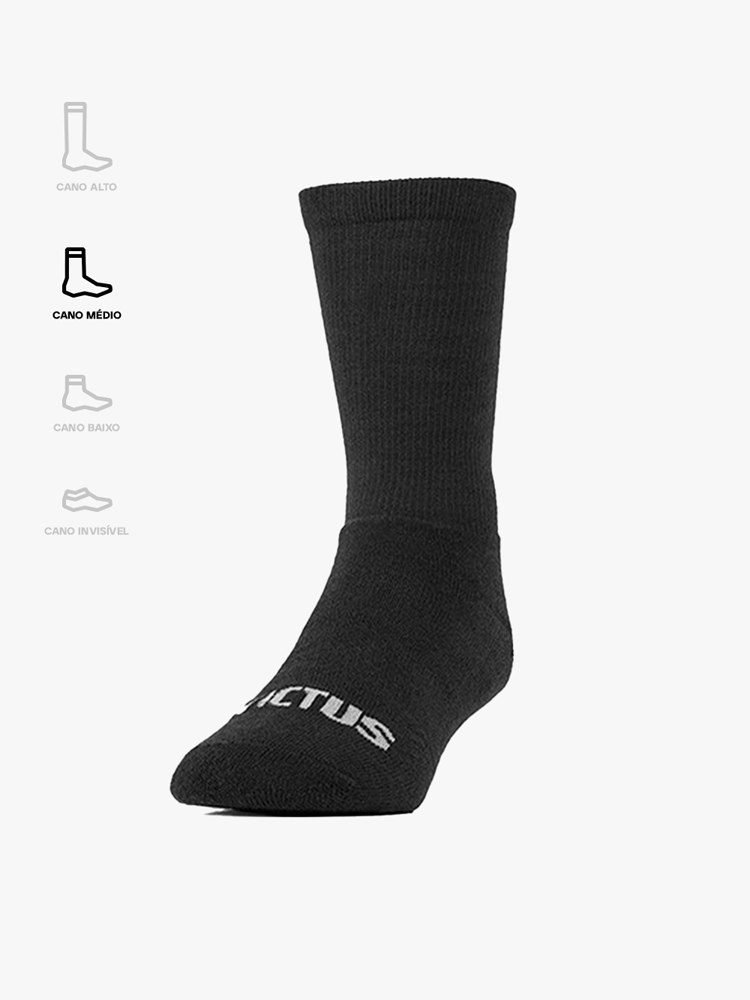 MEIA TÁTICA ESSENTIAL INVICTUS - PRETO