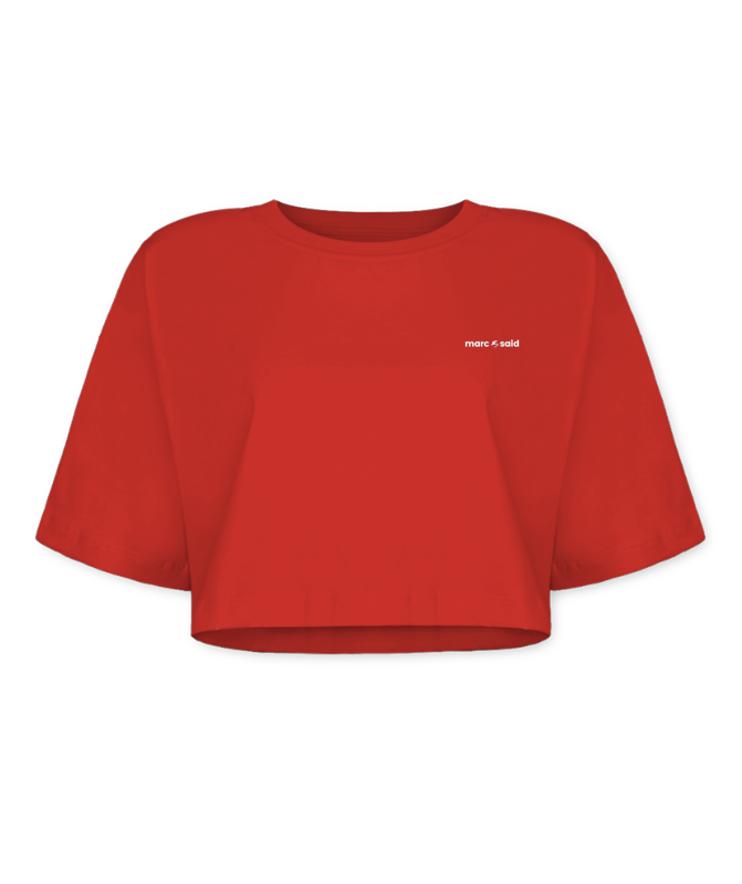 Cropped Street Wear Vermelho