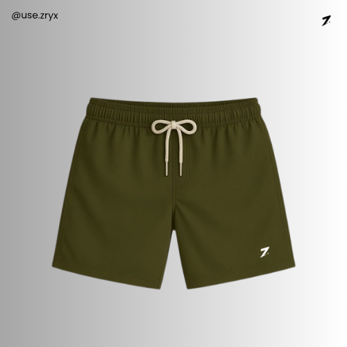 Short Elastano Masculino - Verde Militar