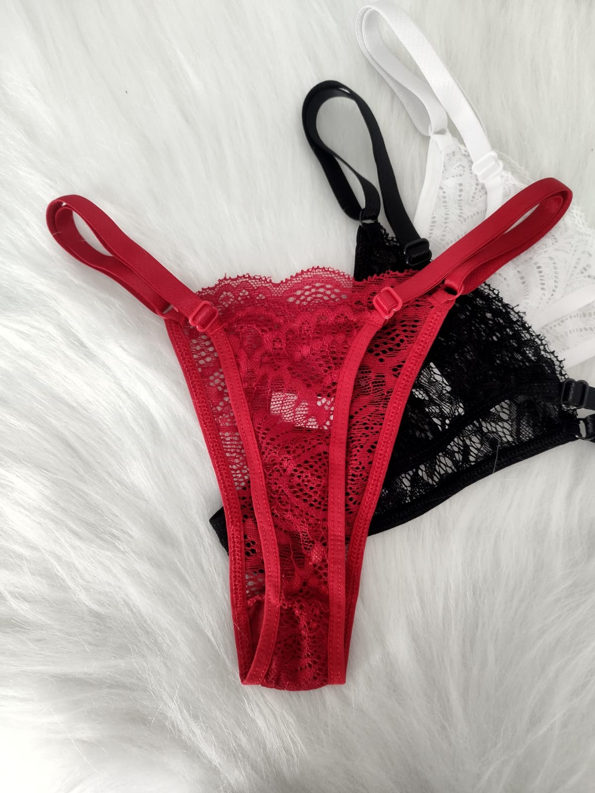 Calcinha Fio Renda com Regulagem - Cores