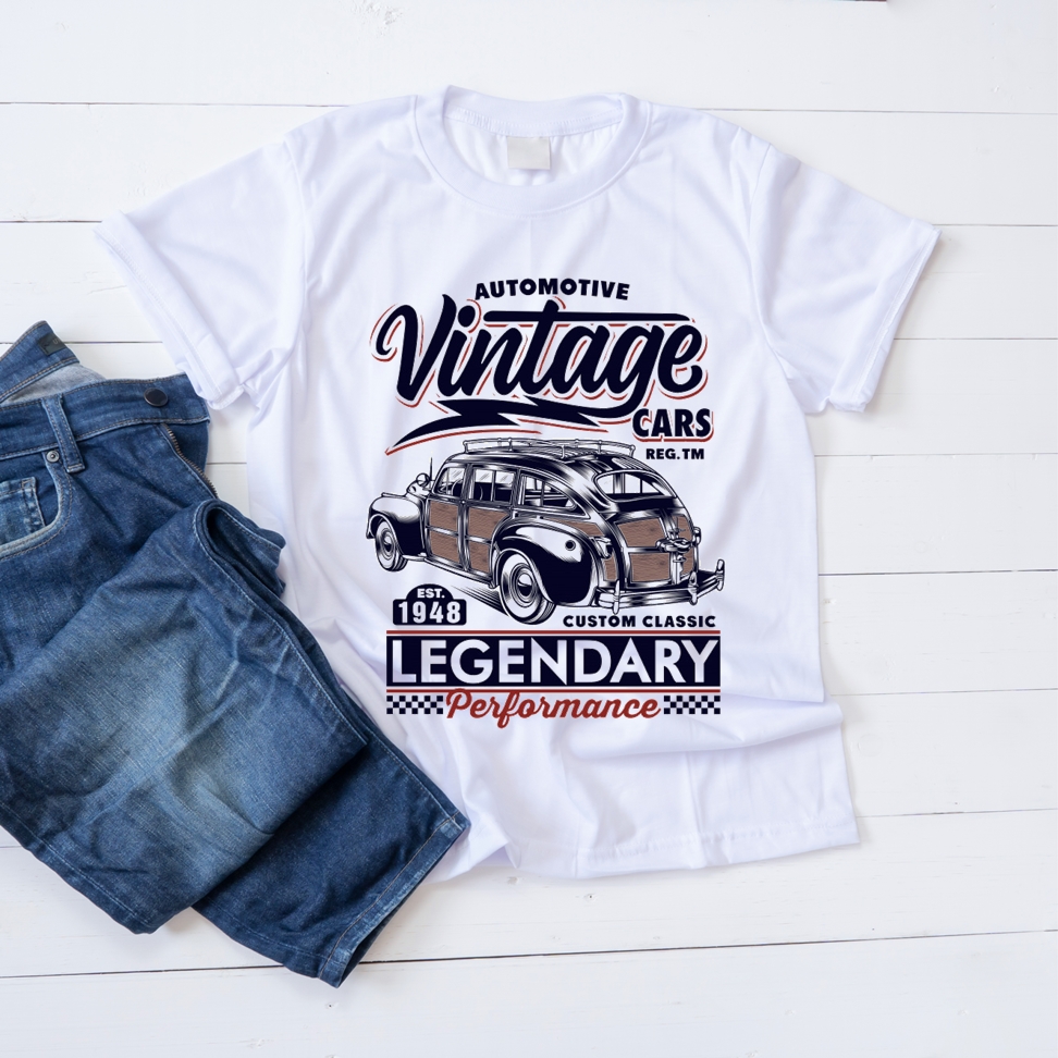 Camiseta Vintage Cars: Celebre a Clássica Paixão Automotiva com Estilo e Conforto!