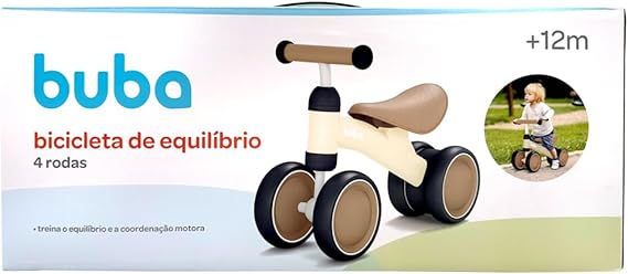 BICICLETA DE EQUILÍBRIO 4 RODAS BUBA
