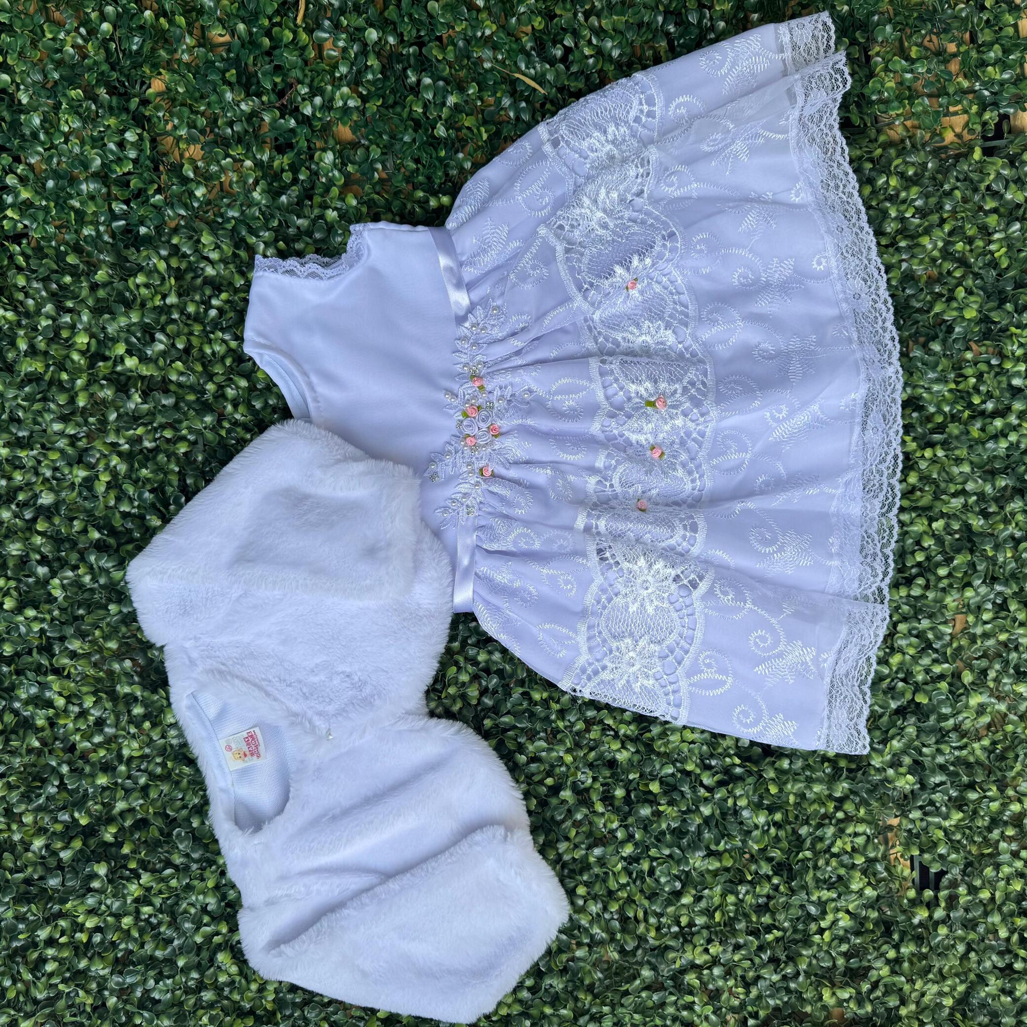 Vestido com Bolero Microsoft Térmico