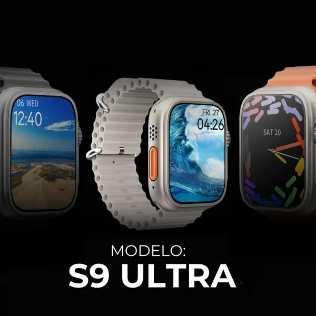 S9 Ultra - Custo-benefício 49mm + Pulseira de Silicone de Brinde