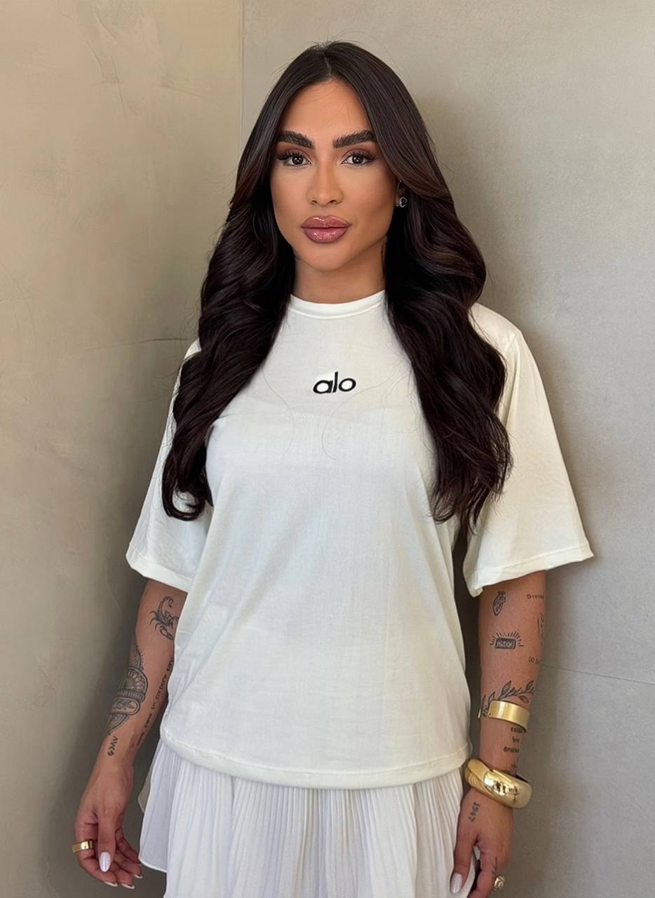 T-SHIRT ALO - BRANCA