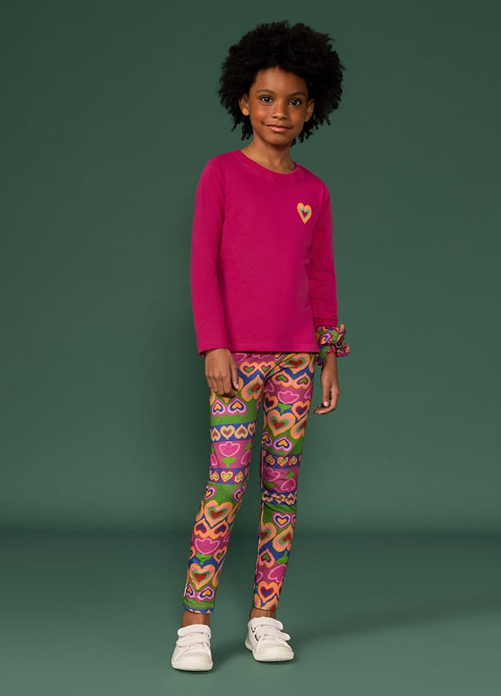 Conjunto Blusa Malha e Legging