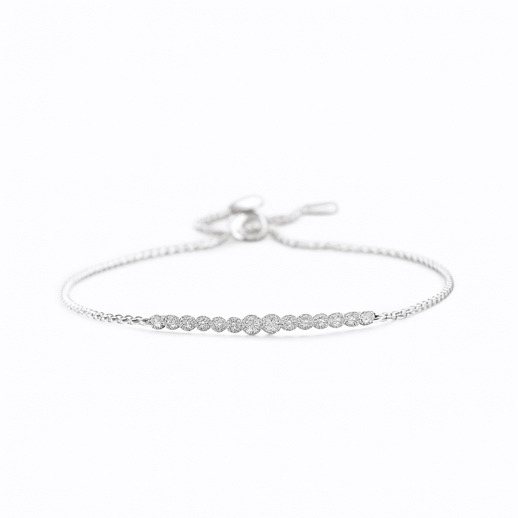 Pulseira Helena Joias   Luxo Acessível com Brilho de Moissanita Real