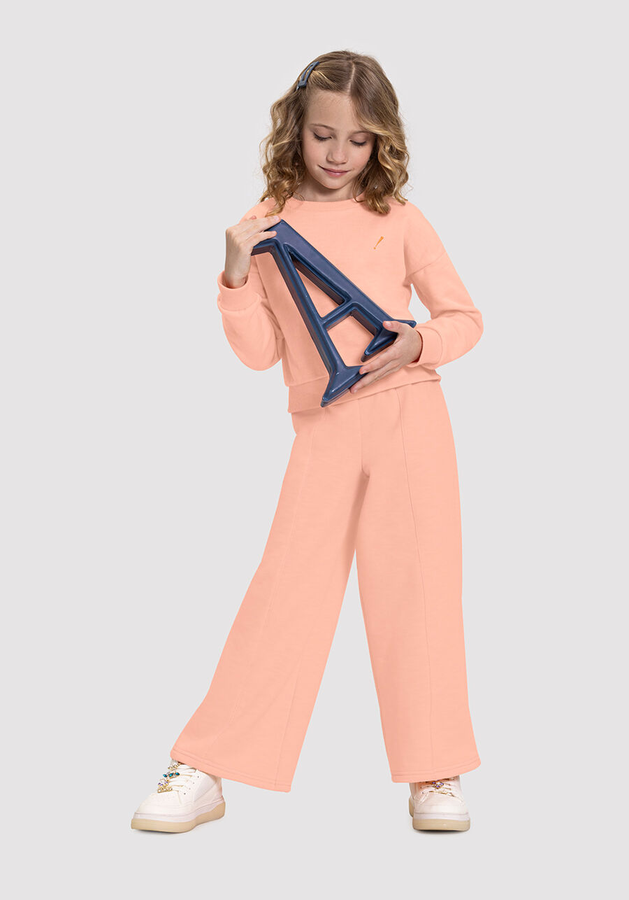 Conjunto Casaco + Calça Wide Leg