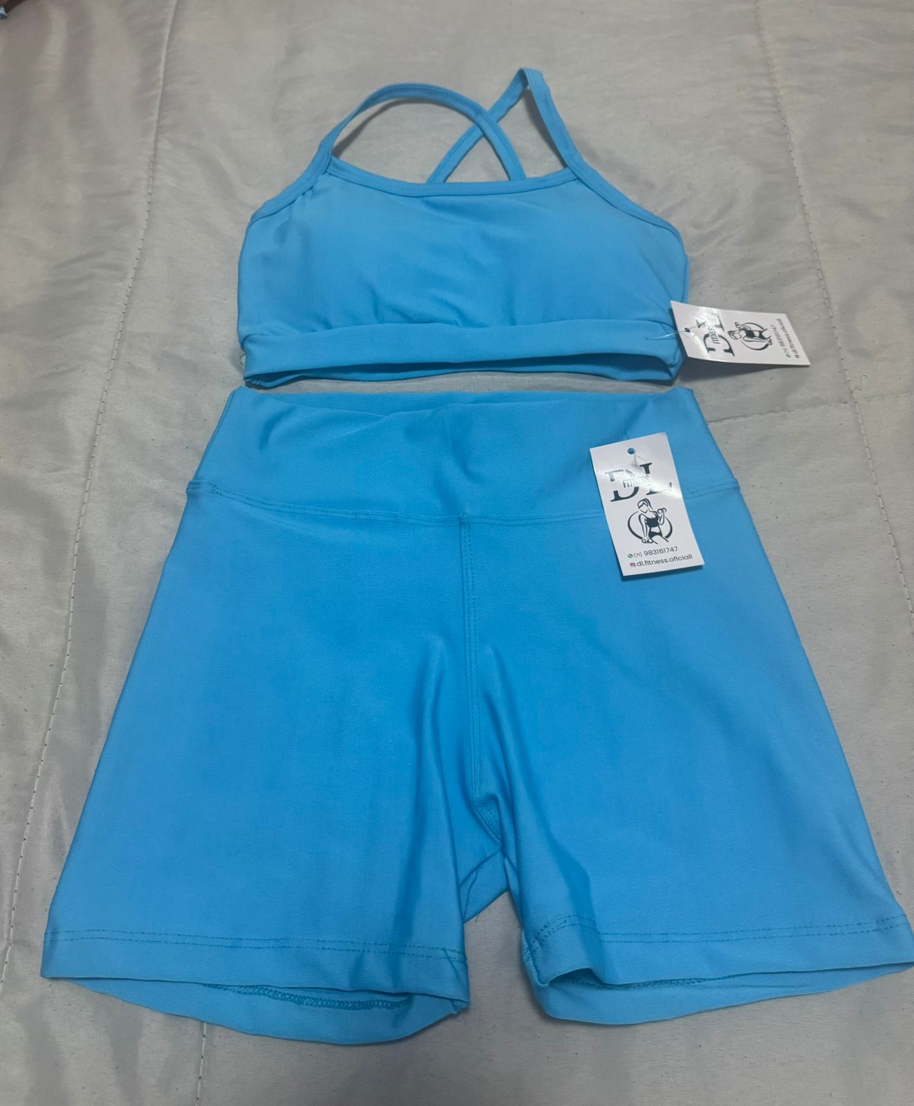 Conjunto Fitness Básico Azul