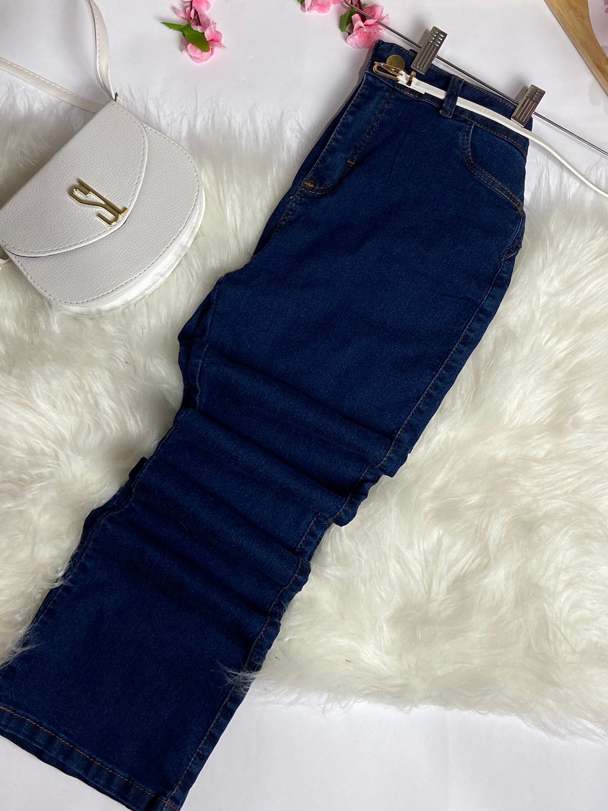 Calça Flare Azul Infinito