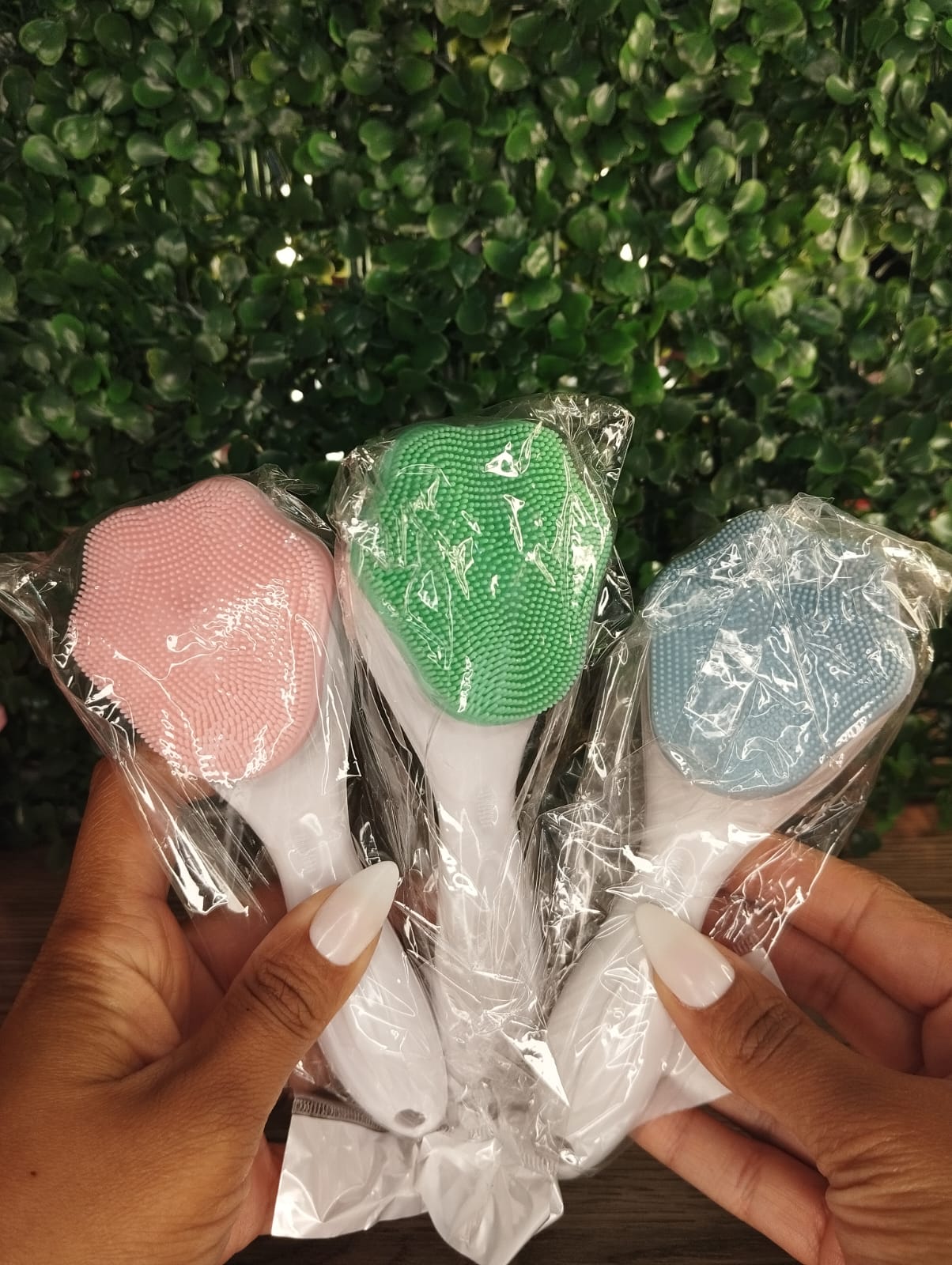 Escova Esfoliante Facial de Silicone Pata de Gato