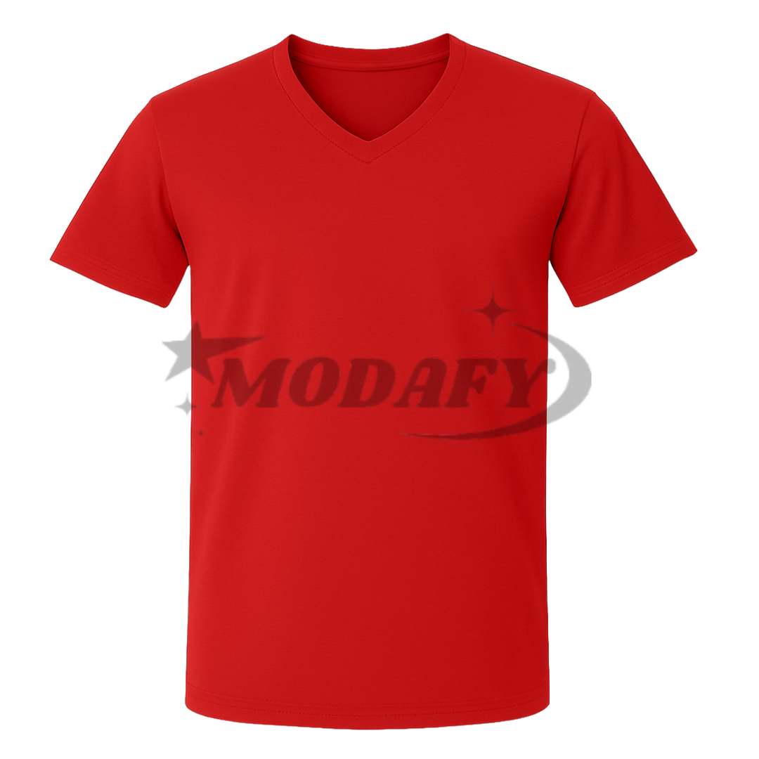 Camisa Gola V Vermelha Modafy