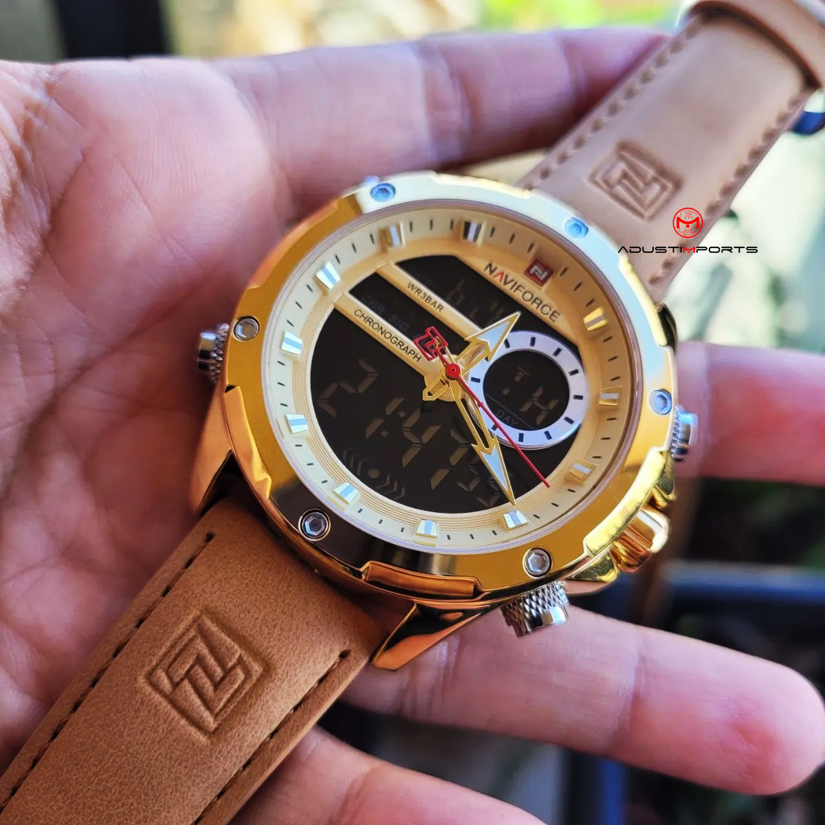 Relógio Naviforce Gold Top Brand